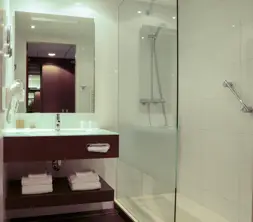 Bathroom with rain shower