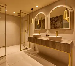 Royal Suite Gold Bathroom