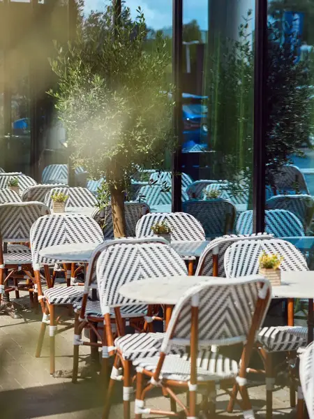 Terrasse accueillante à Gand