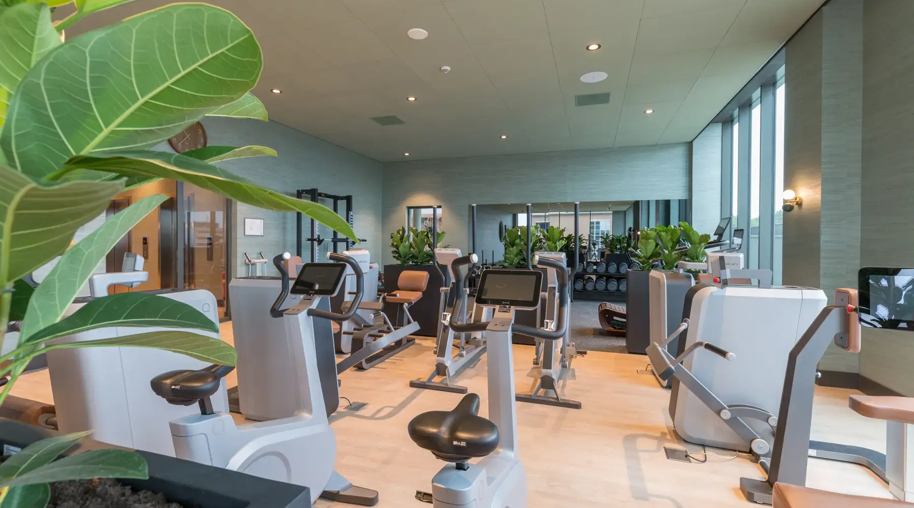 Overzicht gym Van der Valk Venlo