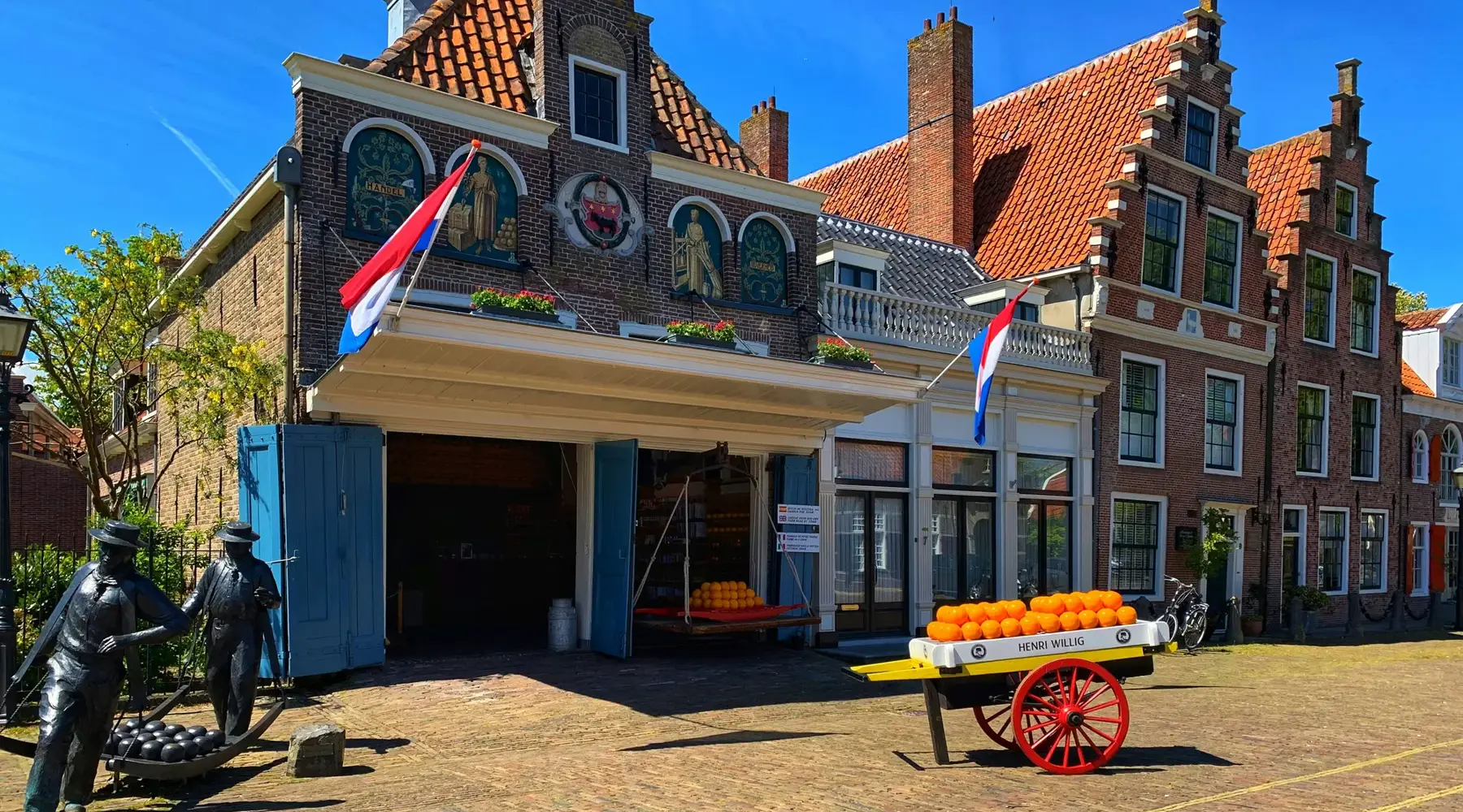 De Kaaswaag van de Edammerkaas in Edam