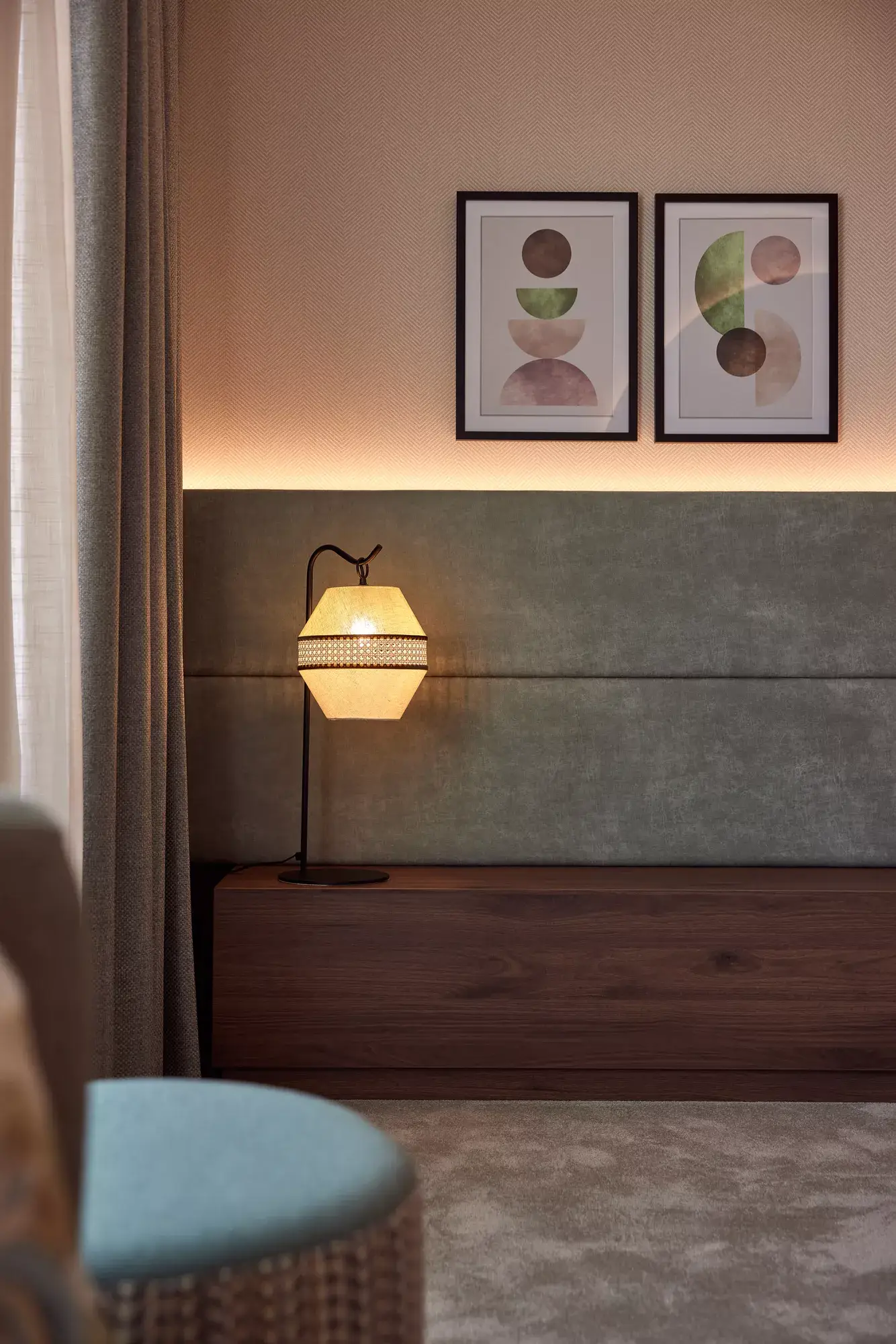 Interieur van een hotelkamer