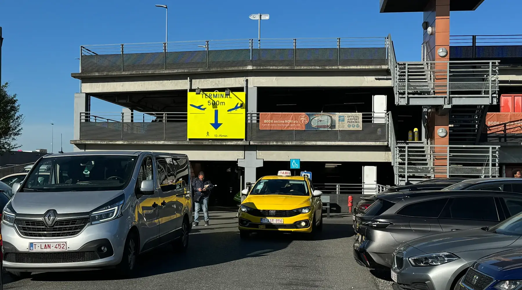 Charleroi Airport Taxi P2 Parking