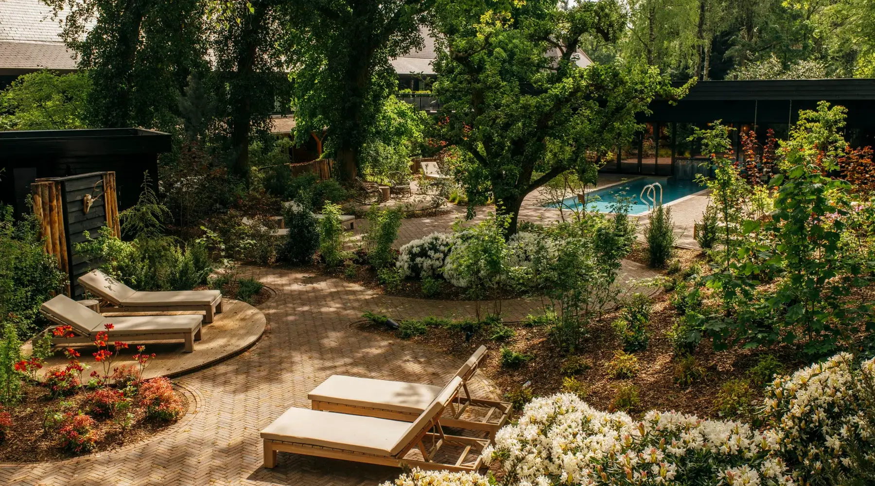 Wellness garden of Van der Valk Hotel Apeldoorn - De Cantharel