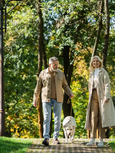 Familie mit Hund
