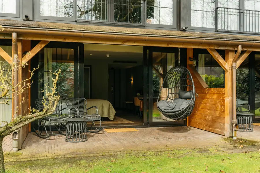 Comfort hotelkamer met veranda