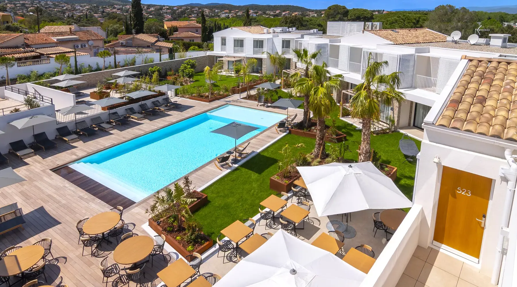 Piscine de l'hôtel Bloom