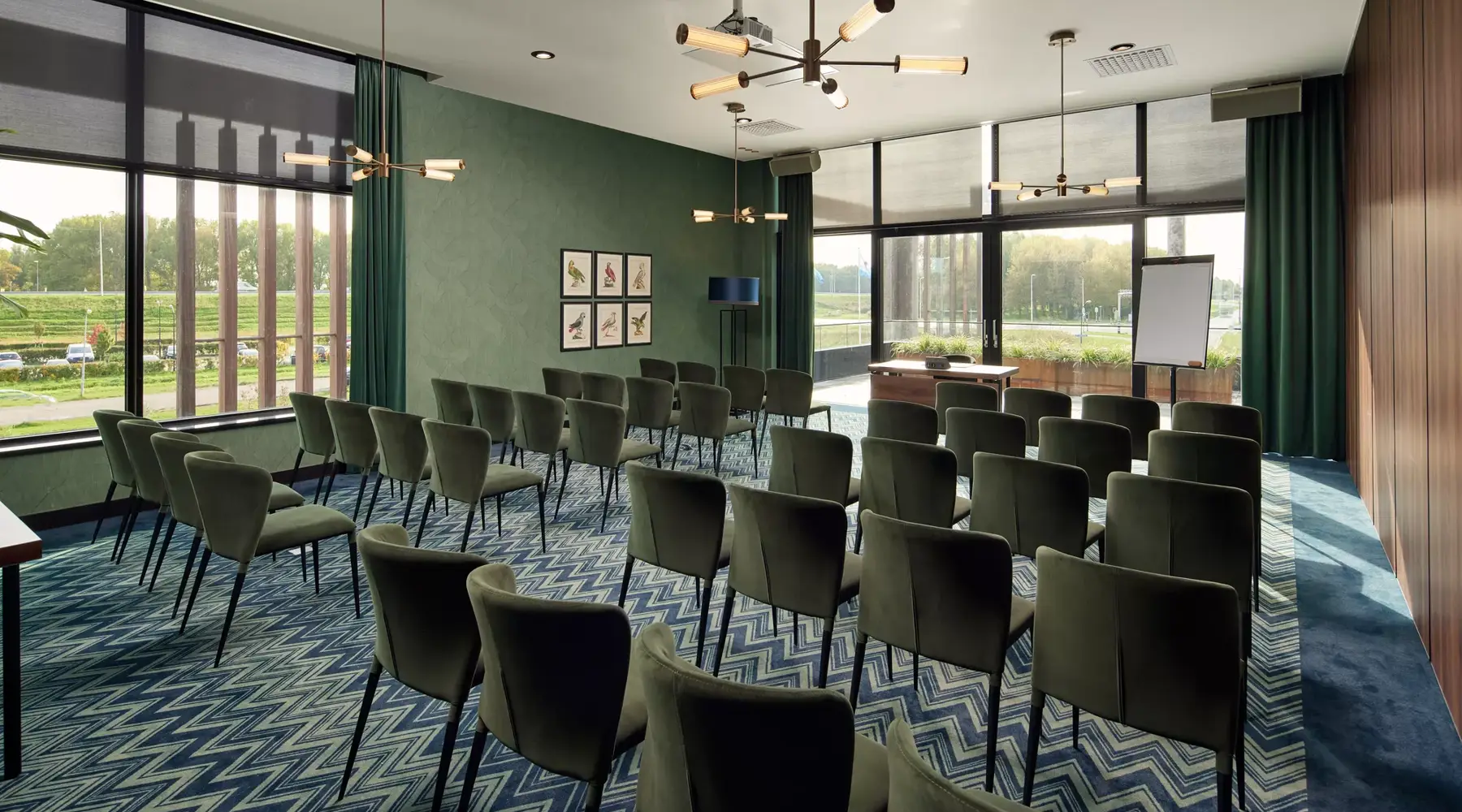 Polderzaal Van der Valk Hotel Lelystad Theateropstelling
