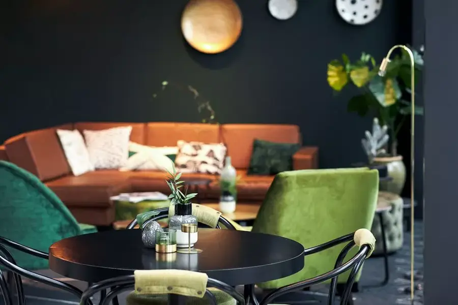 Grüne Lounge