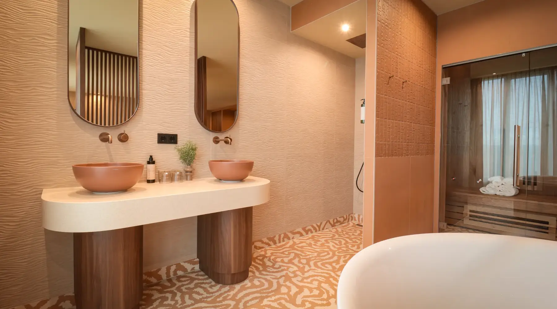 Desert suite badkamer