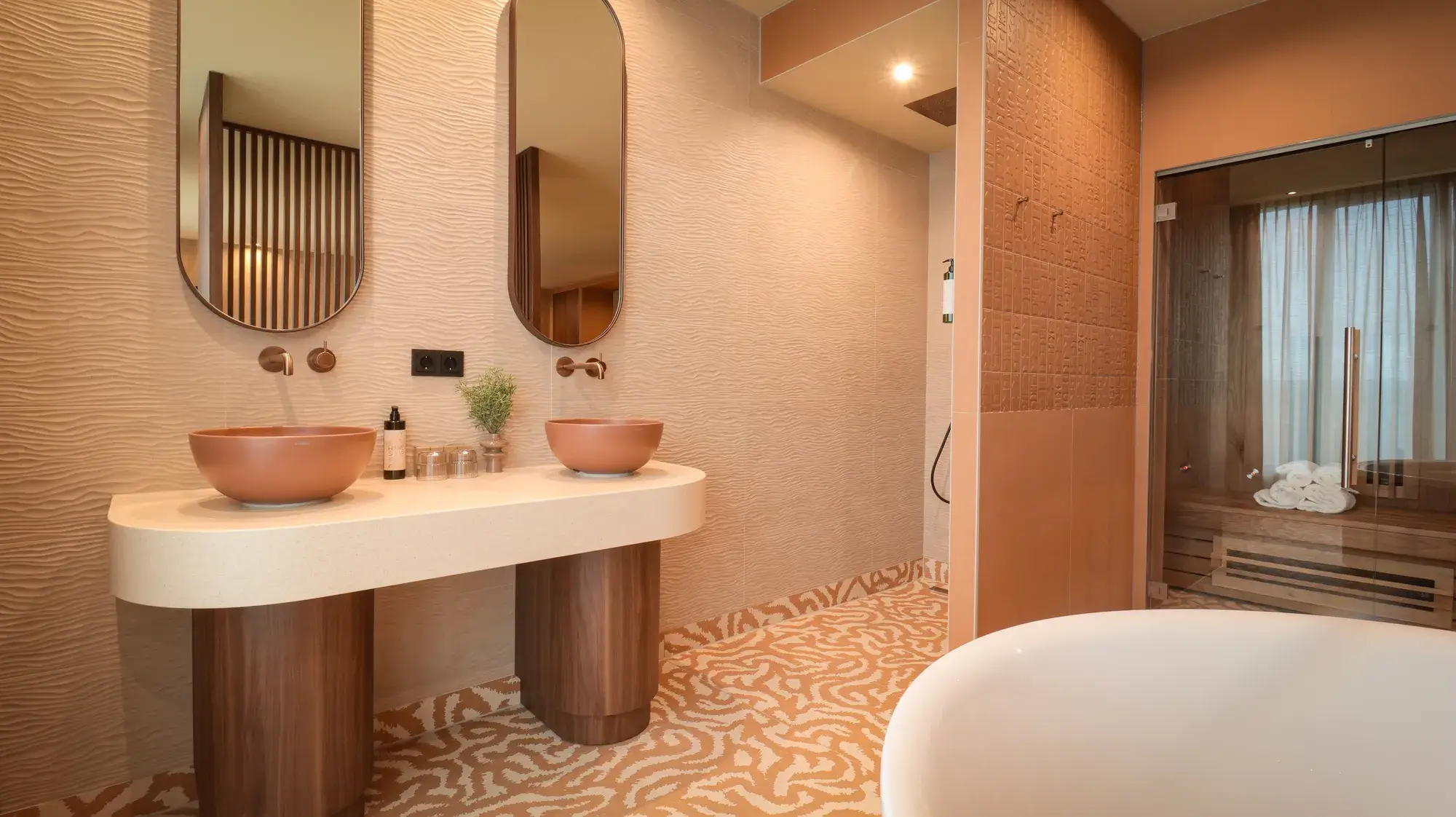 Desert suite badkamer