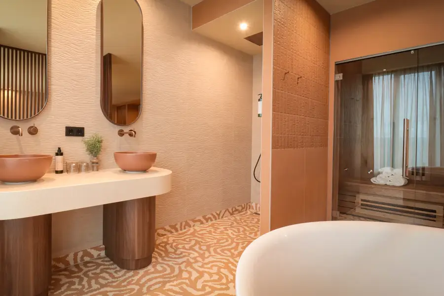 Desert suite badkamer