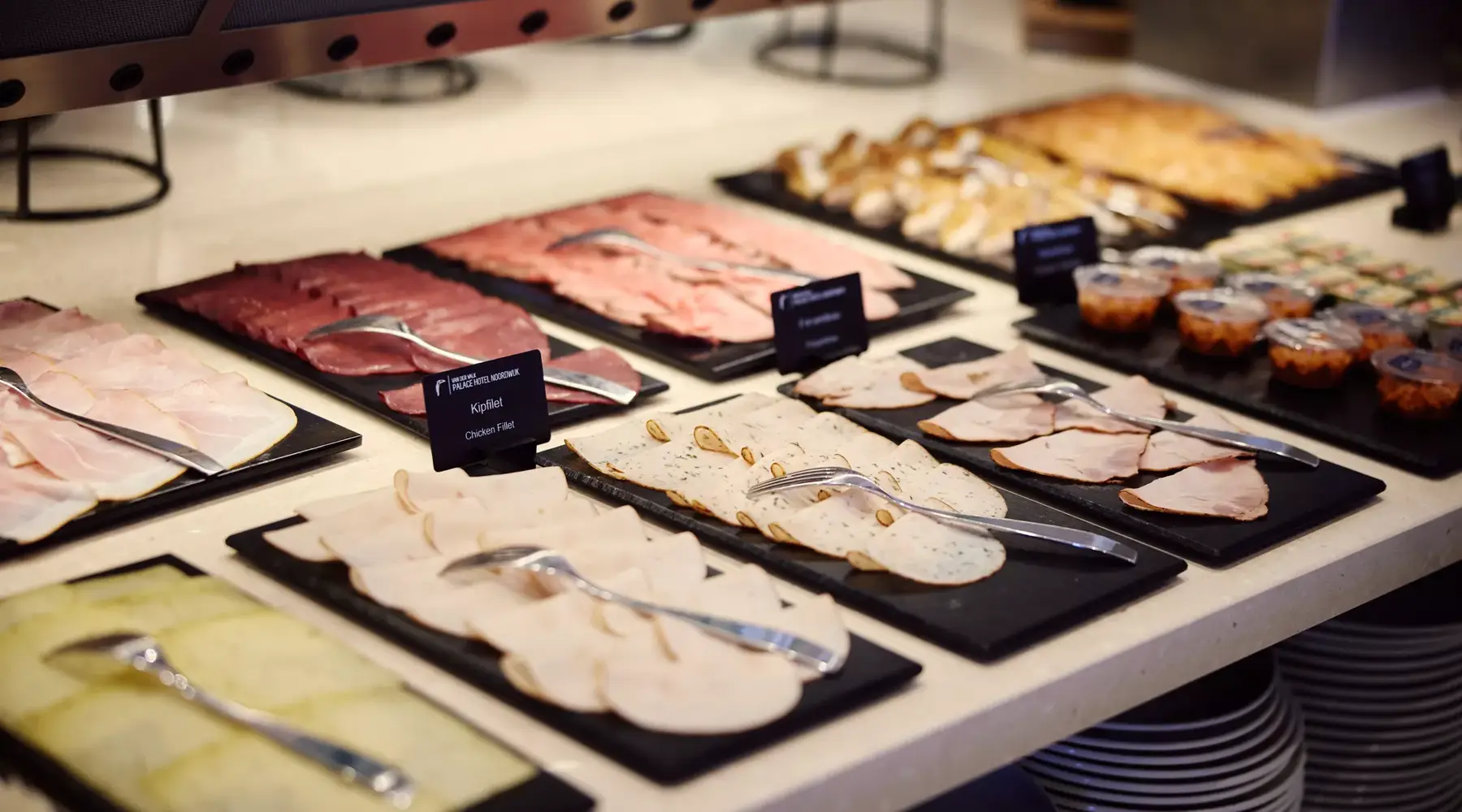 beleg bij ontbijtbuffet