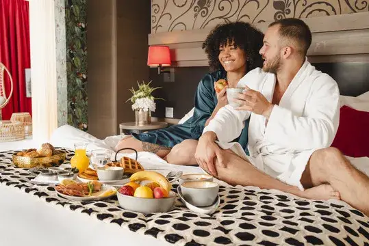 couple dans un hammam