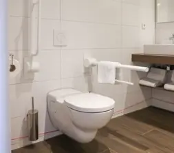 Barrierefreie Toilette