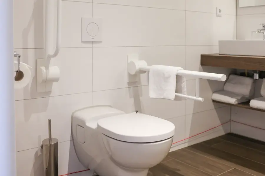 Barrierefreie Toilette