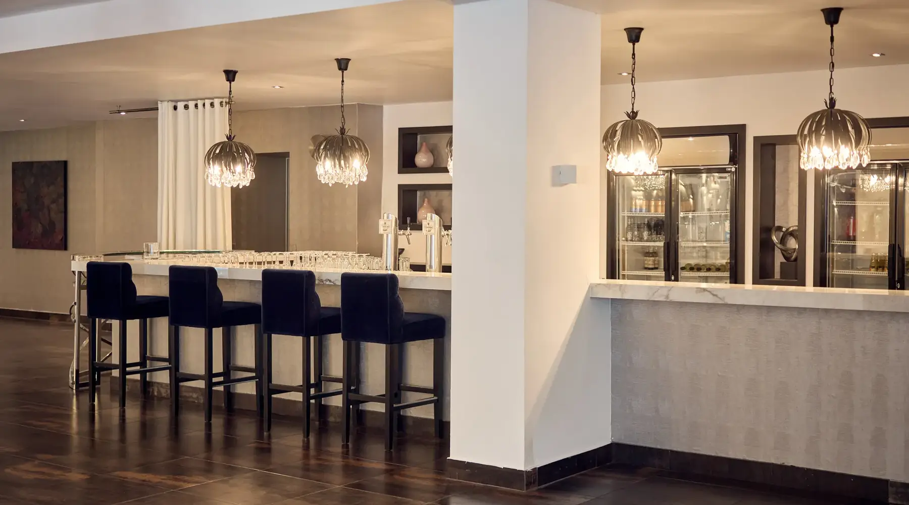 Hotel bar in Moers.