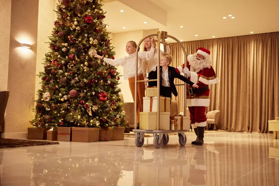 kerstman en kids