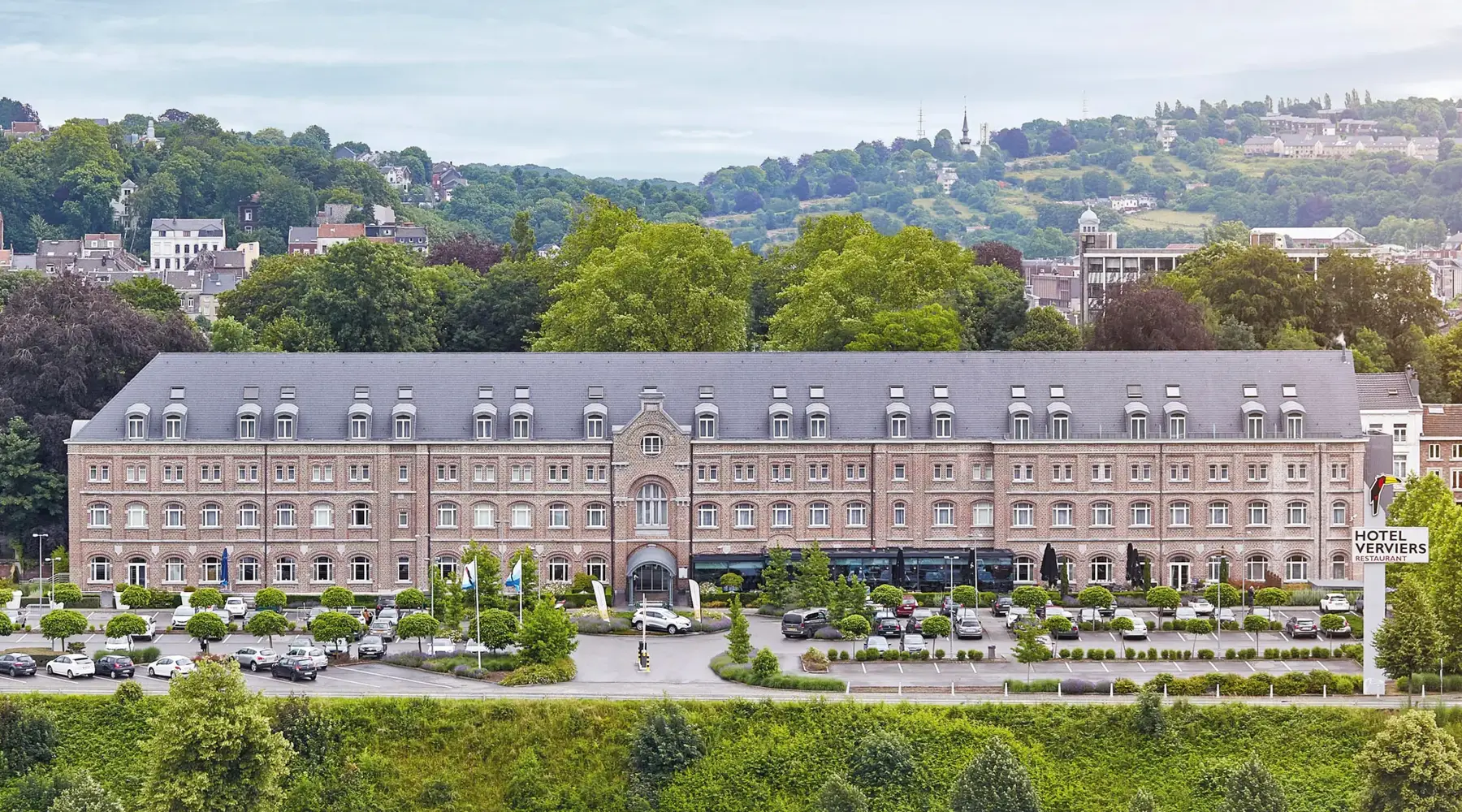 façade de l'hôtel verviers