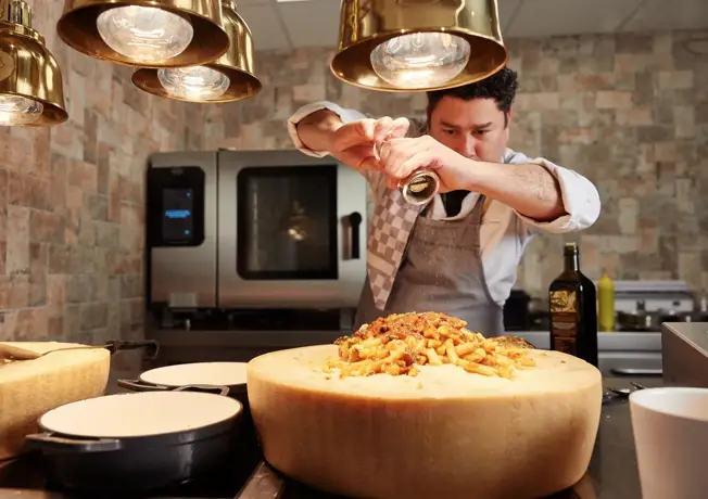 Buffet de réunion et d'événement dans une ambiance de Noël