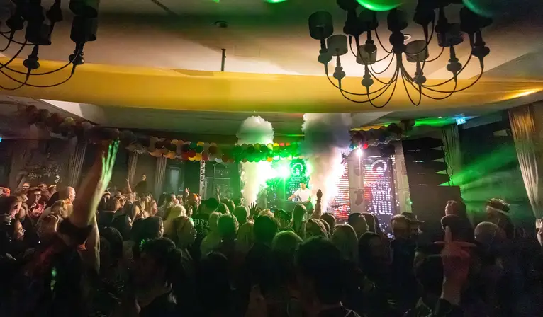 Q music party in Tiel