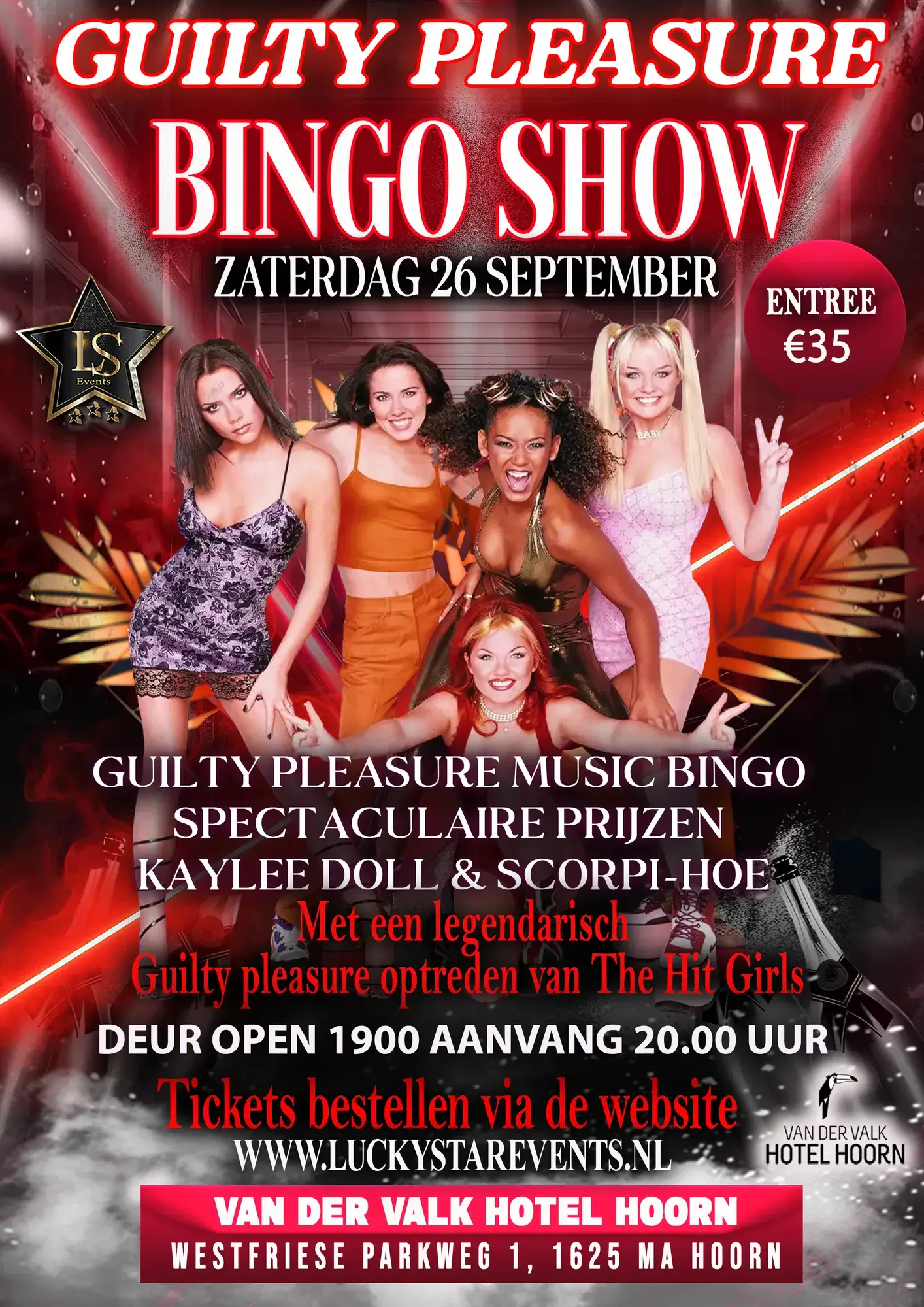 Event poster Guilty Pleasure Bingo Show