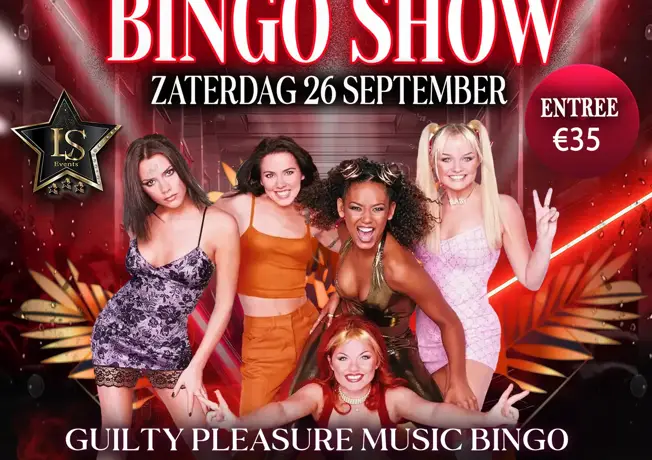 Event poster Guilty Pleasure Bingo Show