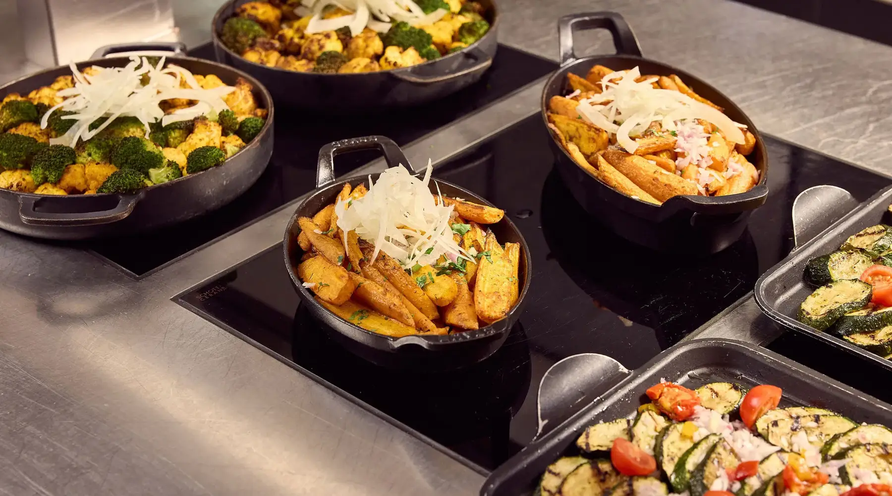 Brunchbuffet im Hotel Gent während der Feiertage