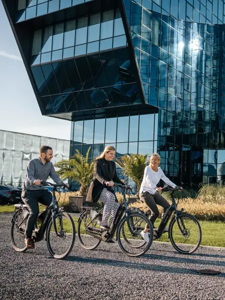 Cyclistes à l'hôtel Gent