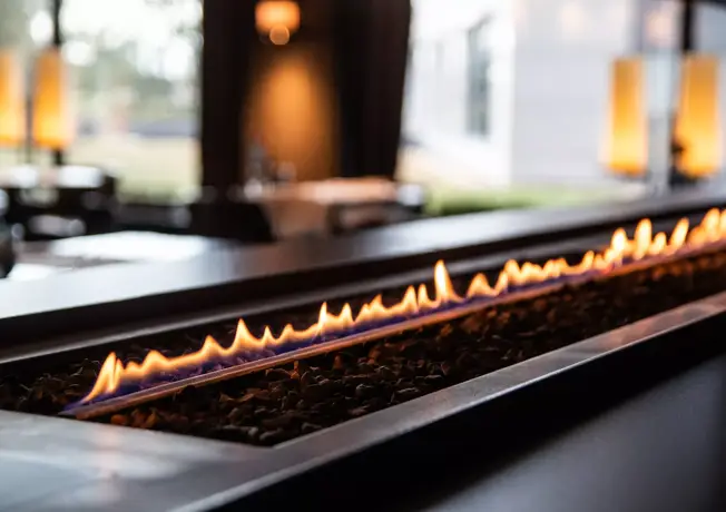 Vuur in het restaurant