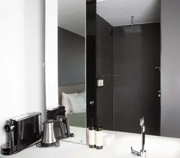 Open Badezimmer Deluxe Zimmer Hotel Sassenheim