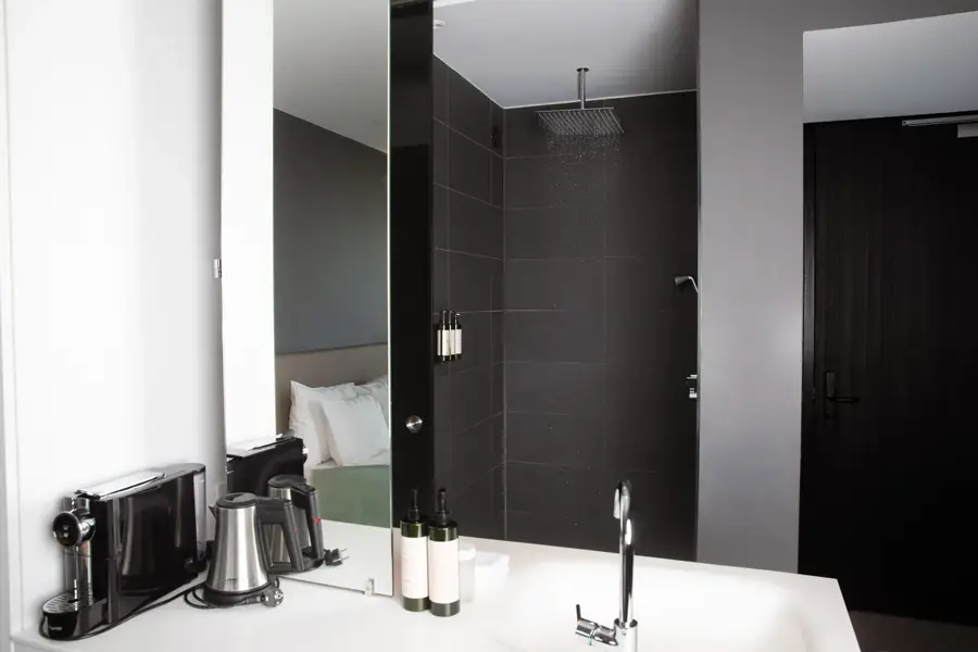 Open Badezimmer Deluxe Zimmer Hotel Sassenheim
