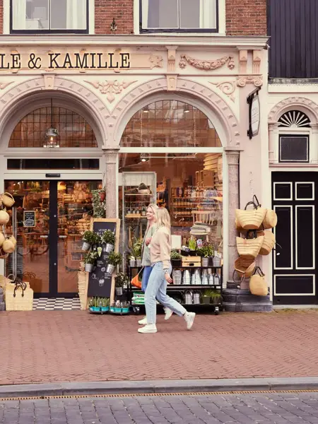 Friends in Leeuwarden city