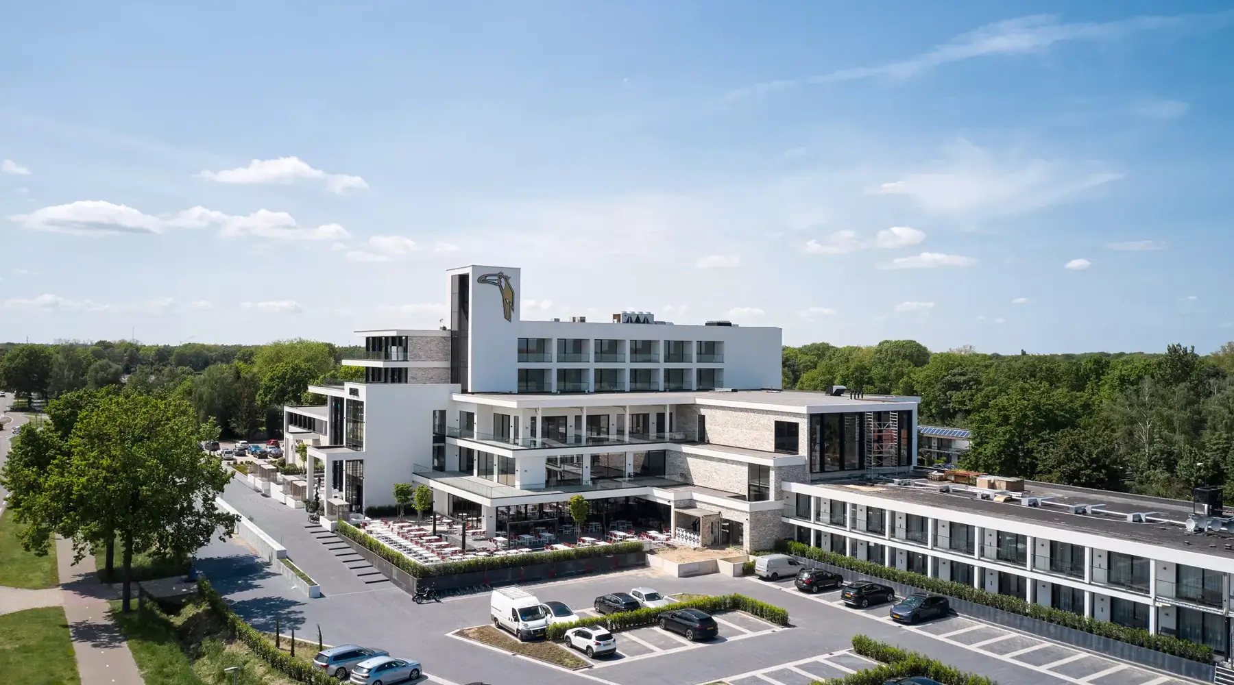 Hotel Nuland from the air.
