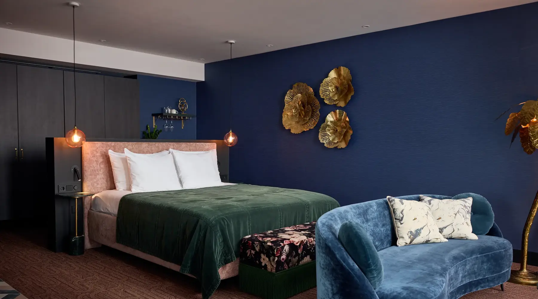 Penthouse Suite Noord met tweepersoonsbed en zithoek