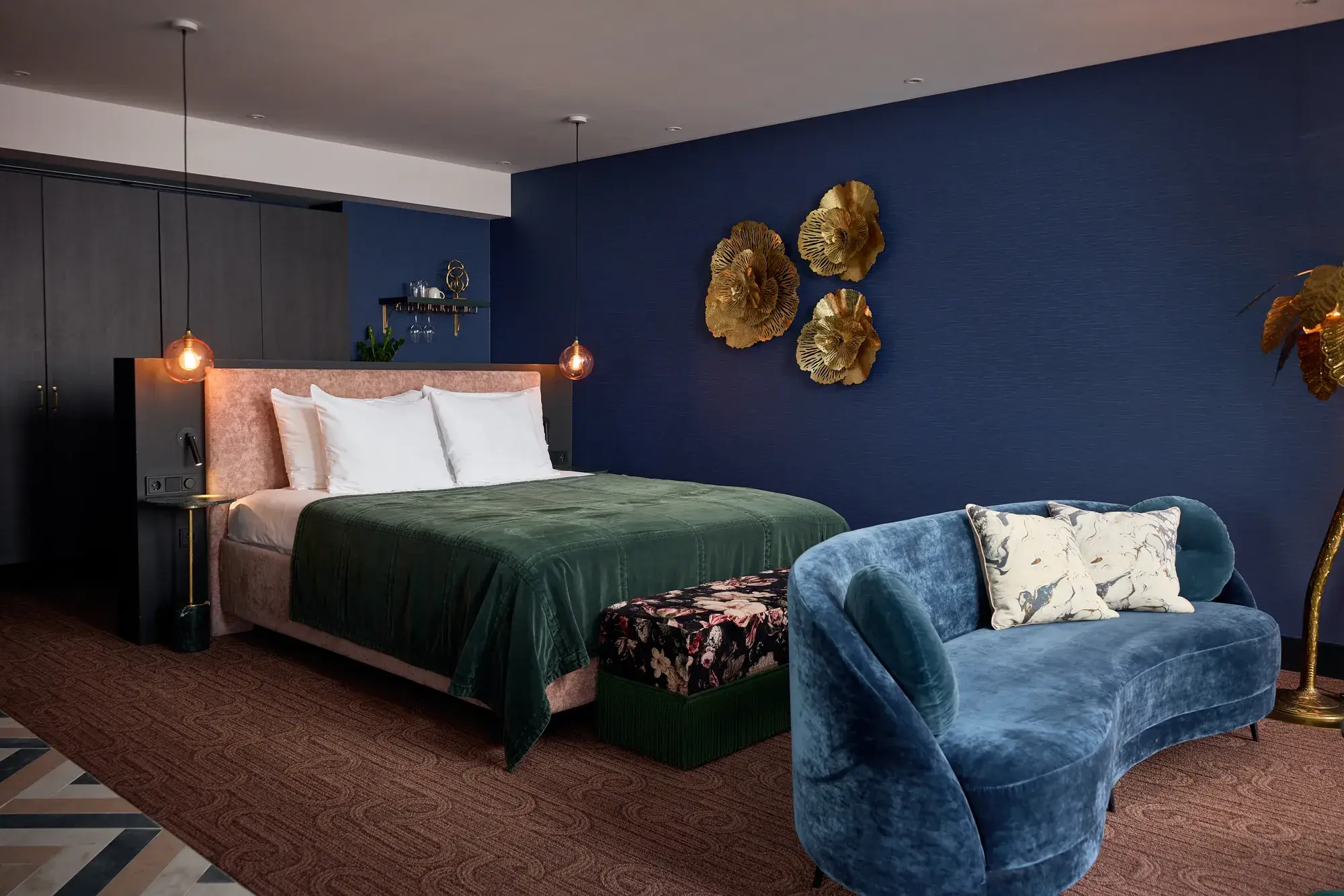 Suite Penthouse Nord avec lit double et coin salon