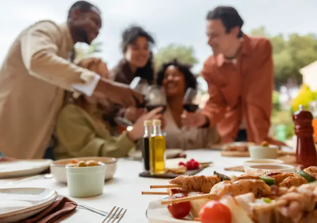 Grillplatz im Naturresort Drewitz