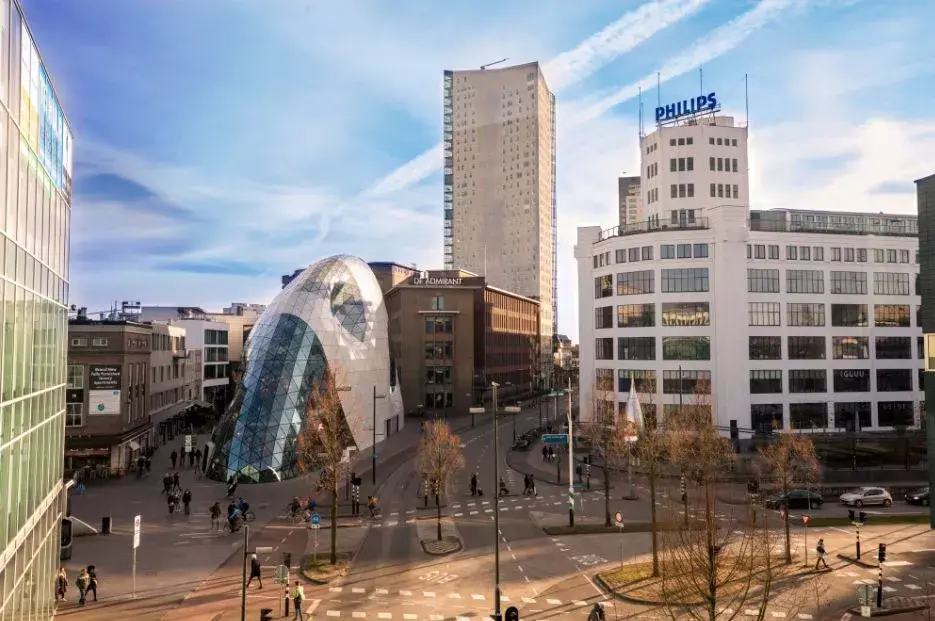Luftbild von Eindhoven Zentrum