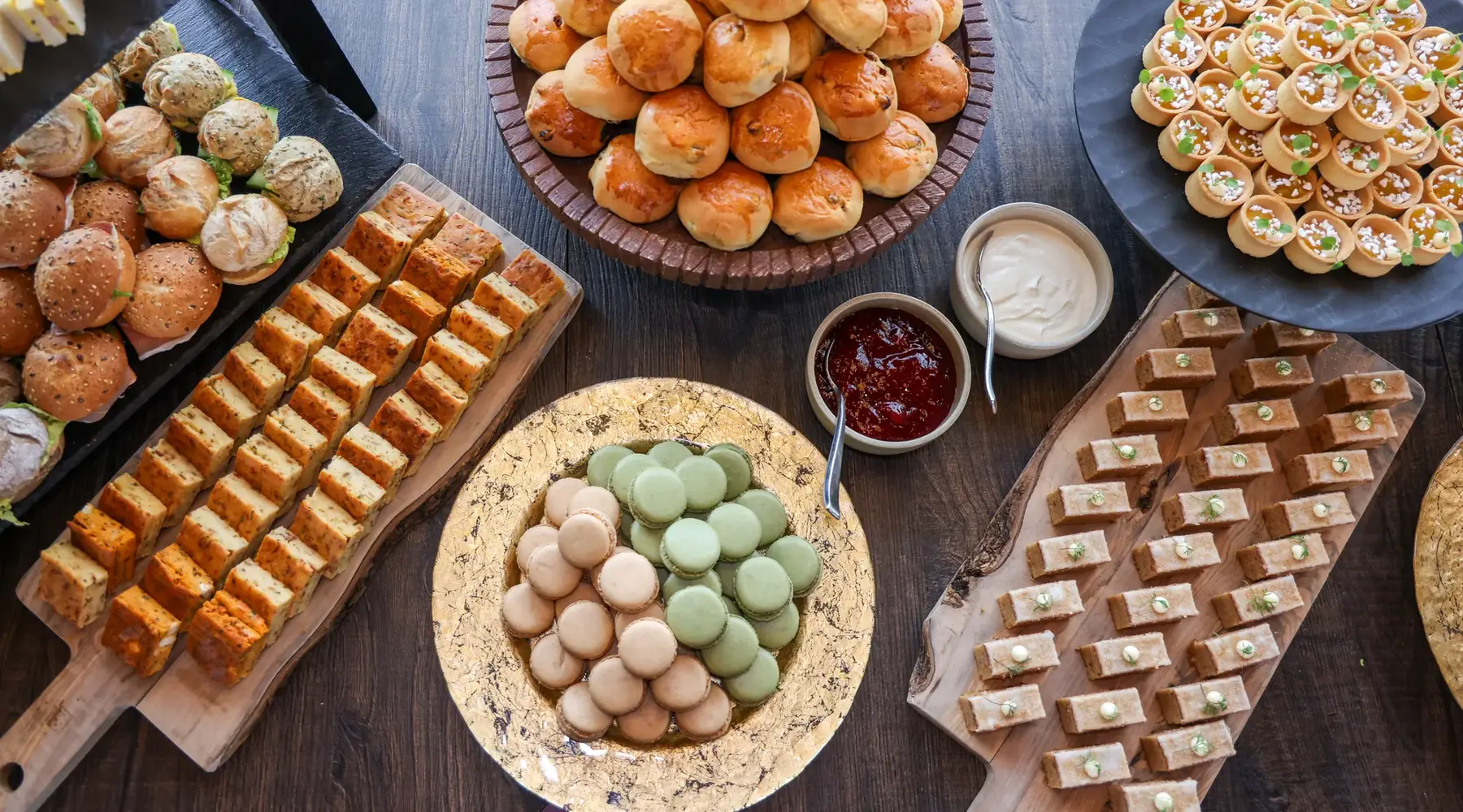 High tea rek met smaakjes 