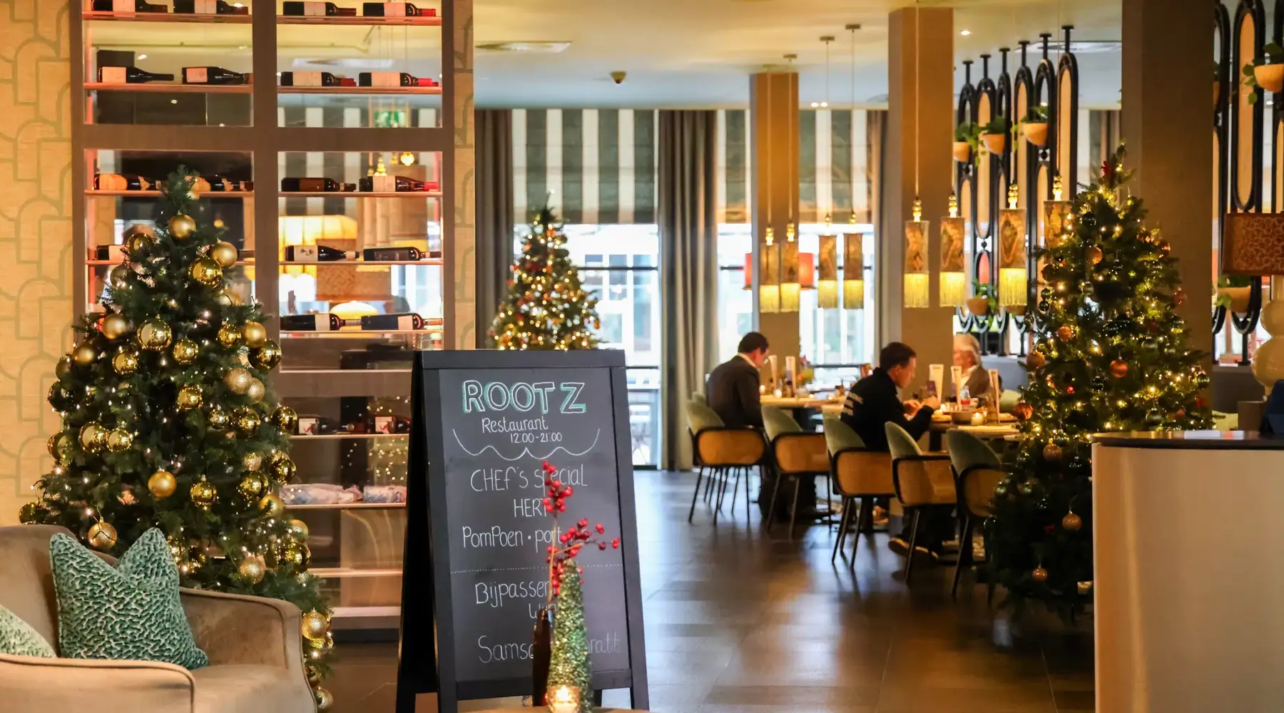 Christmas at the hotel