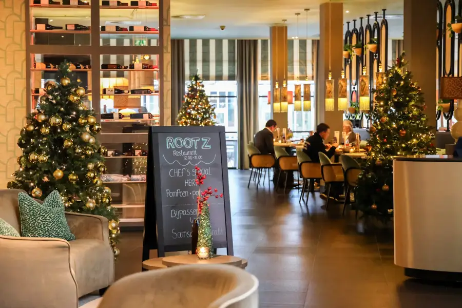 Christmas at the hotel