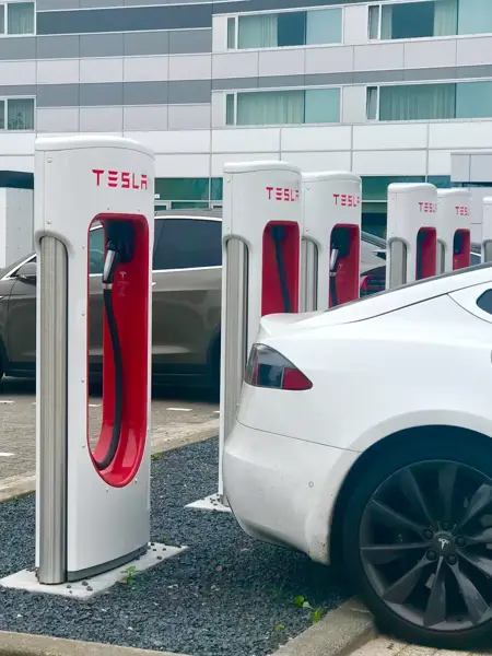 Tesla charging stations 