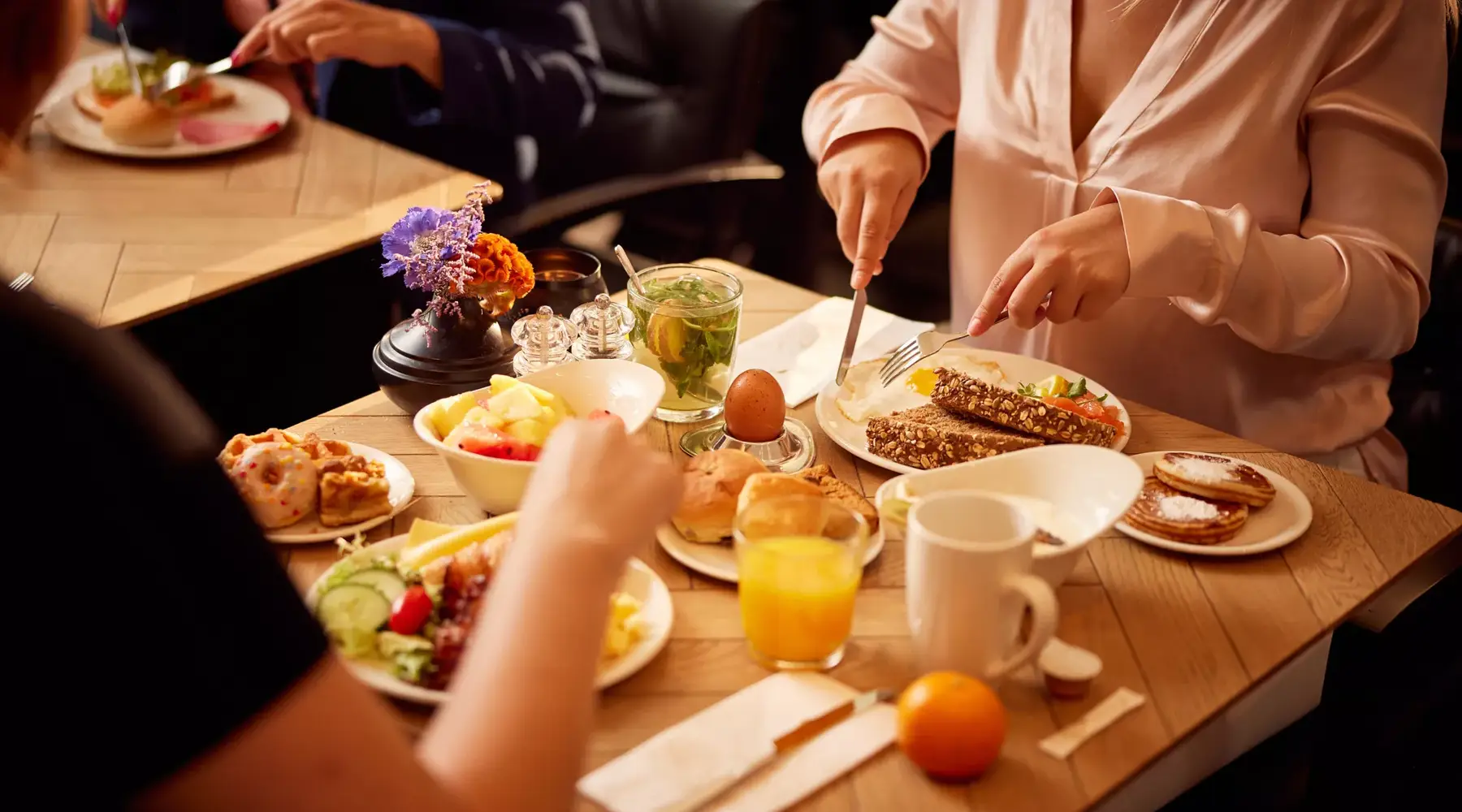 Ontbijtbuffet in Amsterdam Amstel