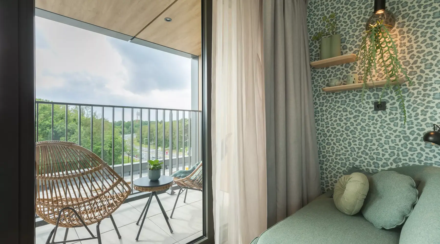Hotelkamer uitzicht Van der Valk Hotel Venlo