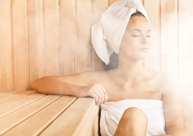 Sauna in het hoofdgebouw