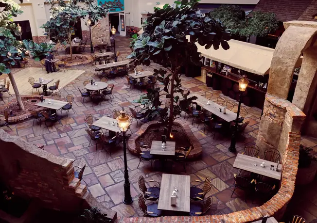 Stimmungsvoller Weihnachtsabend auf der Plaza