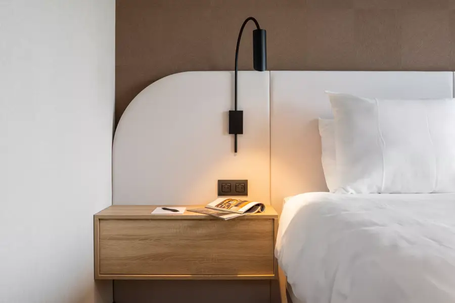 open badkamer in Hotel Gent