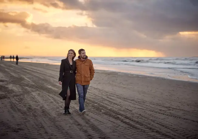 Strandwandeling in Noordwijk