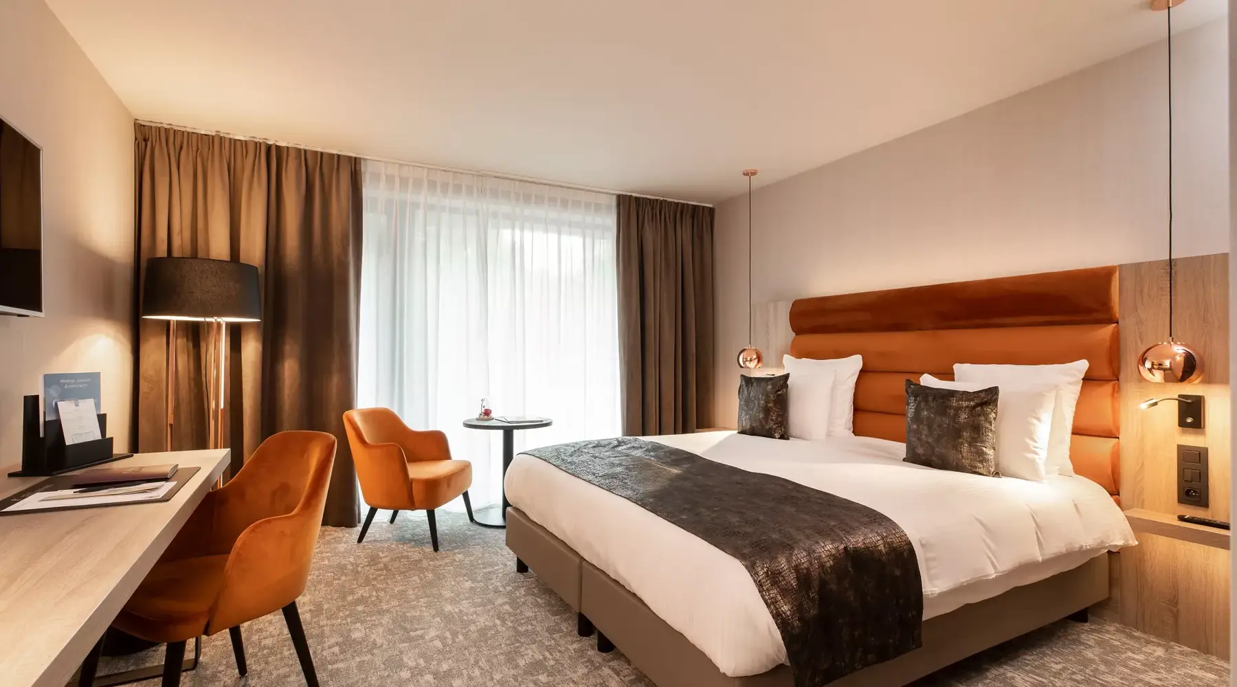 Chambre à l’hôtel Van der Valk Nivelles