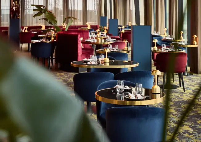 Interior of Skybar Mr. Sato